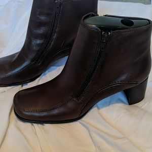 Brown ankle boots